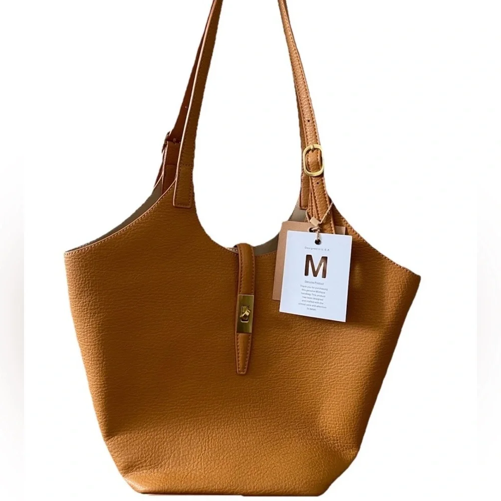 NWT Miztique Isabelle 2-in-1 Scoop Neck Tole in elegant Camel Color BGT-7188 - Picture 3 of 15